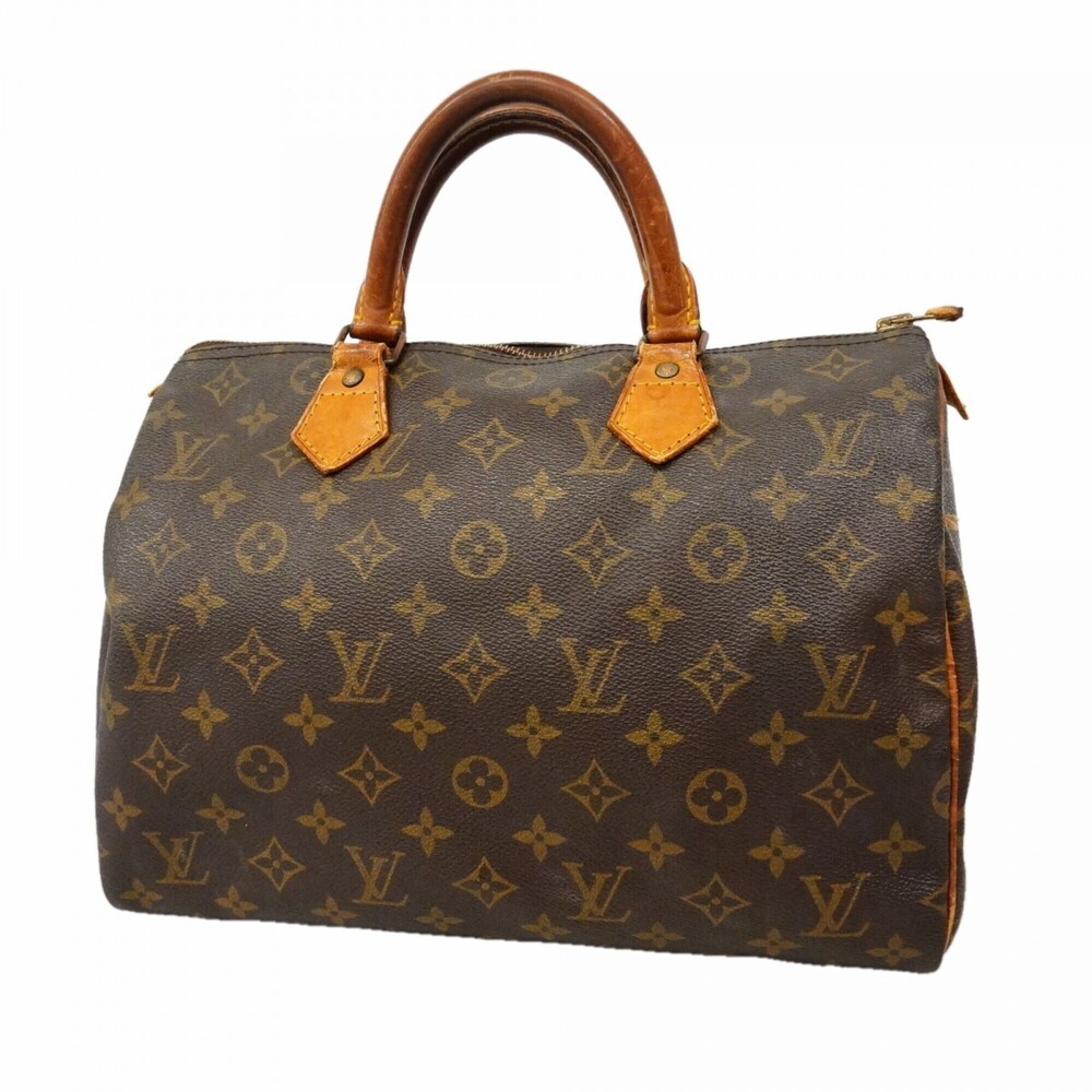 LOUIS VUITTON Brown Monogram Speedy 30 Bag